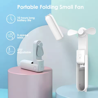 Ventilateur portable AntarcChill, mini ventilateur de voyage pliable à grande vitesse pour l'extérieur