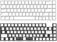 Mousse PCB pour clavier Poron, 68 touches, tampons de commutateur Poron, amortisseurs de son pour clavier personnalisé