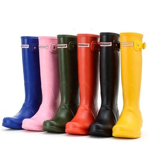 Bán Buôn Tùy Chỉnh Màu Sắc Phụ Nữ Dài Mưa Khởi Động Largas <span class=keywords><strong>Botas</strong></span> De Lluvia Para Mujer - Product Image 1