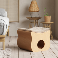 Maison de chat en papier au Design Unique 2022, maison de chat en carton pour chat