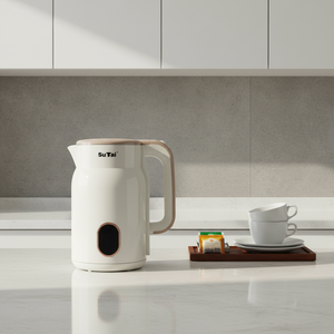 Bouilloire électrique double en acier inoxydable à ébullition rapide, directement de l'usine, idéale pour le bureau et la salle de pause - Product Image 1