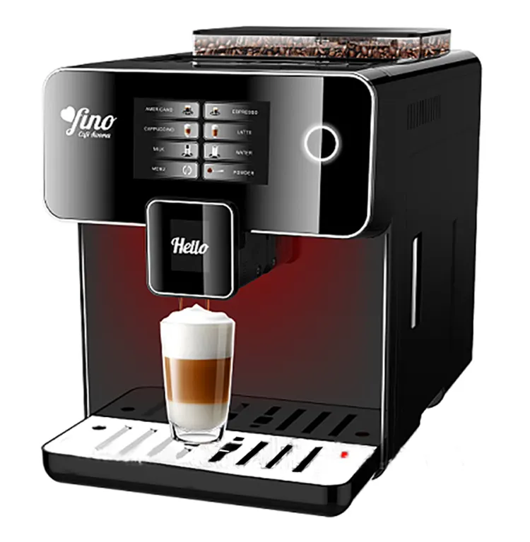 19バーコーヒーマシン商用超自動デジタルベスト自動コーヒーマシンエスプレッソパウダーミルク電気A10100