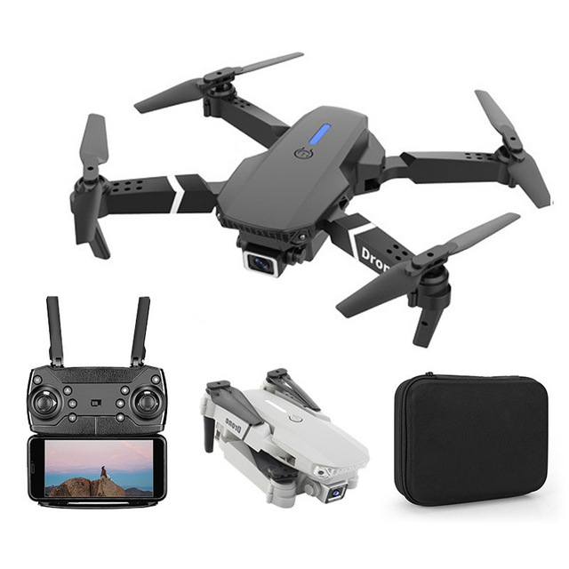 high quality 13 Minutes Flying Mini E88 pro Drone With Wifi FPV 1080P 4K HD Dual Camera RC Quadcopter Foldable hd RC E88 drones