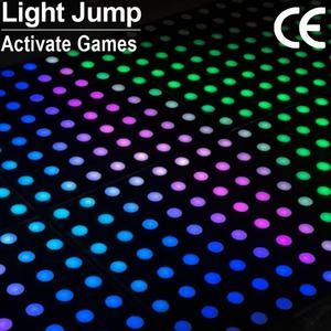 Plancher de danse LED pour mariage, éclairage DJ, projecteurs, panneau matriciel portable, DMX512, acier inoxydable, verre trempé, pixels numériques - Product Image 1