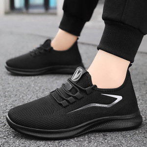Zapatos de hombre nuevos deportes transpirables casuales precio al por mayor primavera y otoño Fly tejido suela blanda - Product Image 4