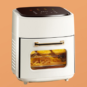 <span class=keywords><strong>Friteuse</strong></span> électrique de luxe avec fenêtre transparente et écran tactile, four électrique multifonction de 15l pour la maison - Product Image 2