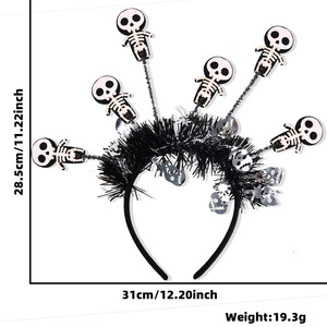 Decorazioni festa di Halloween zucca Spider capelli fantasma fasce disposte radialmente per atmosfera festiva - Product Image 5
