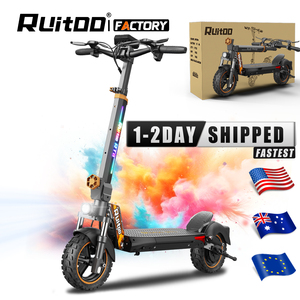 Scooter Eléctrico Plegable para Adultos, 48v, Todoterreno, Económico, Venta al Por Mayor Directa de Fábrica Ruitoo, Modelo RT6 de Dos Ruedas - Product Image 1