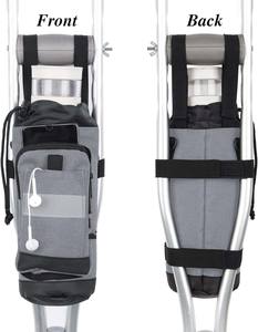 Free sample promotionLightweight Crutch Hanging Pouch Broken Leg <b>Medical</b> Storage Tote Forearm Crutch <b>Bag</b> Adult Youth Walking - Product Image 5