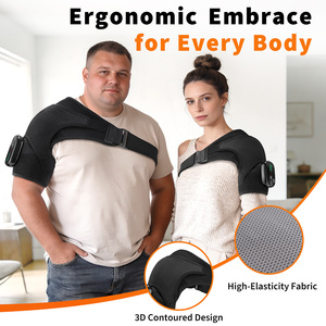 Masseur d'épaule électrique à lumière rouge, vibration et chauffage, instrument de physiothérapie pour les articulations du cou, avec minuterie intelligente - Product Image 5