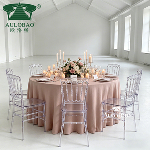 <b>Clear</b> Transparent <b>Resin</b> Chiavari Plastic Wedding Chair Wholesale Phoenix Napoleon Chair - Product Image 4