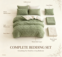 Couette Jacquard à Carreaux en Sherpa Épaisse pour l'Hiver, Couvre-lit Chaud en Flanelle Polaire Velours, Motif Patchwork en Polyester