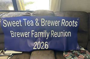 Custom Portable Lightweight Foldable Vinyl <b>Banner</b> Waterproof Durable UV Resistant for Birthday Party Holiday Celebration - Product Image 4