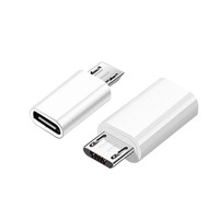Adaptateur USB-C femelle vers Micro-USB à charge rapide, boîtier en plastique pour transfert de données et charge, compatible avec les appareils Android