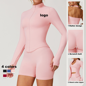 Abbigliamento sportivo sportivo da palestra aderente personalizzato di alta qualità per Yoga abbigliamento sportivo da donna - Product Image 4