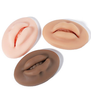 Professionale 5D Soft Practice Skin Lips Tattoo Skin per la fornitura di strumenti per l'allenamento del trucco permanente - Product Image 1