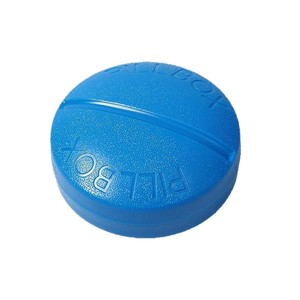 Pillbox Mini, organiseur de pilules portable à 4 compartiments, étui à médicaments de voyage, recouvert d'un revêtement de couleur unie, couleurs mélangées - Product Image 3