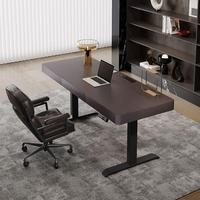 Bureau de levage électrique intelligent simple moderne bureau d'ordinateur en bois minimal italien jambe de bureau électrique avec prise