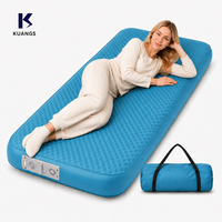 Matelas gonflable électrique encastrable personnalisable populaire pour le camping et la sieste en extérieur