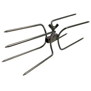 Horquilla <span class=keywords><strong>de</strong></span> Acero Inoxidable 304 <span class=keywords><strong>de</strong></span> Doble Extremo para Asar Pollo con Orificio Cuadrado <span class=keywords><strong>de</strong></span> 10 mm - Product Image 1