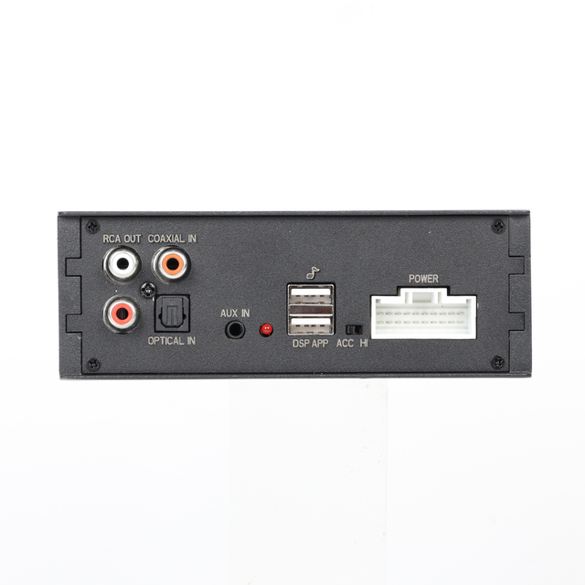 Class AB DSP Amplifier Car Stereo Audio 2 Channel Build-in DSP Mobile APP Control Music USB Playback