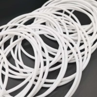 Joint torique industriel en PTFE blanc, résistant à la corrosion, joint d'étanchéité résistant à la chaleur pour processus chimiques, prix usine