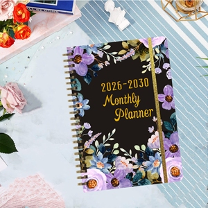 Tùy chỉnh 2026 lịch trình cuốn sách A5 Tiếng Anh kế hoạch cuốn Sách Tự Kỷ Luật đồng hồ trong cuộn dây cuốn sách qua biên giới máy tính xách tay - Product Image 1