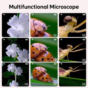 <span class=keywords><strong>Microscope</strong></span> biologique pour enfants avec lumière LED 8, écran de 2 pouces et <span class=keywords><strong>zoom</strong></span> macro pour l'éducation à domicile - Product Image 6