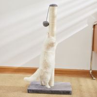 Griffoir pour chat pliable écologique en sisal et bois avec structure d'escalade et arbre à chat