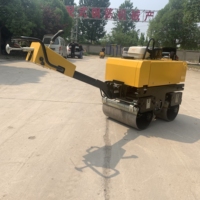 Petits rouleaux vibrants autoportés lisses certifiés CE EPA 500 600 800 kg avec moteur Kama pour le compactage du sol et de l'asphalte