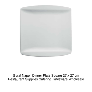 จานสี่เหลี่ยมนาโปลี 27 × 27 ซม. Gural Npl27X27Du00 - Product Image 2