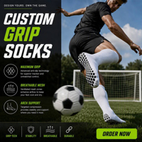 Chaussettes de football personnalisées avec logo, soutien de la cheville, chaussettes de football à compression pour hommes