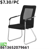 Bon marché Chaise de bureau en cuir pour salle de conférence avec ordinateur pour formation aux réunions des visiteurs