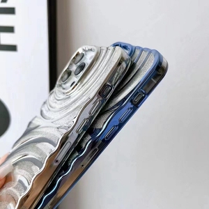 TPU Sang Trọng Nước Gợn Mềm Long Lanh Chống Sốc Mới 3D Lá Mạ Gradient Thiết Kế Màu Sắc Từ Mô Hình Điện Thoại Di Động Trường Hợp - Product Image 2