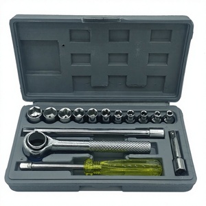 Clés à douilles industrielles de qualité supérieure IMPA 610110, finition chromée/satinée, 3/<span class=keywords><strong>8</strong></span> pouces, outils de quincaillerie - Product Image 1