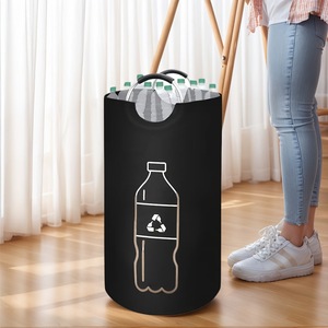 Recycling Bottle <b>Storage</b> <b>Bag</b> Non Woven Fabric Foldable <b>Laundry</b> Basket For Toys And Miscellaneous Items - Product Image 2