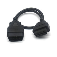 Obd2 Extension Cable Full PIN Obdii Obd Obd2 Extension Cable for Automotive Diagnostic Interface