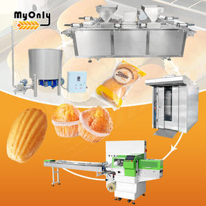 Équipement de boulangerie <span class=keywords><strong>MY</strong></span> : Machine à cupcakes, ligne de production de gâteaux anglais avec four - Product Image 1