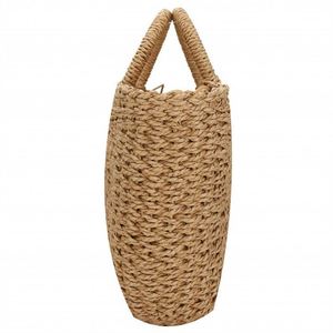 Sacs à Main Tisses Blancs Pour Femmes Fourre Tout Haute Qualité Sac Avec Fermeture Eclair Grossistes De Plage En Paille - Product Image 4