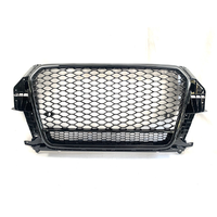 Calandre avant de style RSQ3 noire, calandre de remplacement pour voiture, calandre avant en nid d'abeille pour Audi Q3 2013 2014 2015 8U