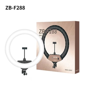 Nuevo ZB-F288, Aro de Luz Profesional Bicolor de 14 Pulgadas para Salón de Belleza, Equipo de Iluminación para Fotografía - Product Image 1