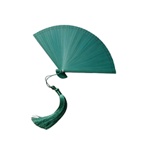 Éventail pliant intemporel de 16 cm, baleines en bambou, cadeau élégant pour les faveurs de mariage et les spectacles de danse
