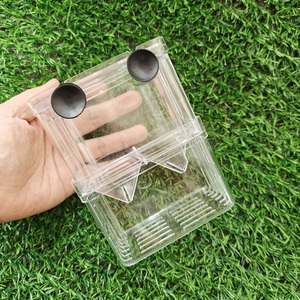 Incubatore di allevamento di pesci acquario scatola di allevamento di pesci scatola di isolamento scatola di avannotti in acrilico incubatore - Product Image 1