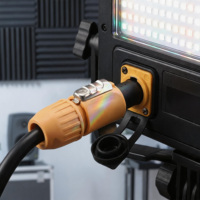 Connecteur d'alimentation Powercon TRUE1 orange étanche IP65, prise mâle 16A 250V, prise femelle pour scène extérieure LED