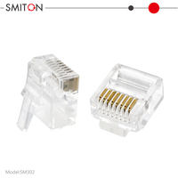 Câble réseau RJ45 Cat 5 MINI Connecteur UTP CAT5 Prise RJ45