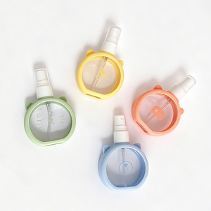Vente en gros de flacons de parfum pour animaux mignons de 55 ml, vert, bleu, jaune, orange, rechargeables - Product Image 1