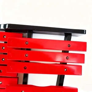 Wholesale 25 Tone Red Solid Wood Xylophone Black Stand Frame Wood Bar Glockenspiel For Children <b>Music</b> Teaching - Product Image 1