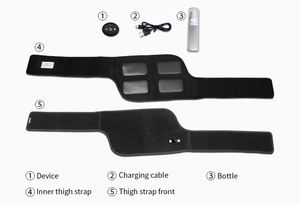 <span class=keywords><strong>Ceinture</strong></span> de massage vibratoire <span class=keywords><strong>électrique</strong></span> sans fil certifiée CE pour les cuisses et les mollets, pour l'entraînement musculaire des jambes et le soulagement de la douleur - Product Image 6