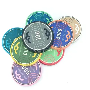 Fichas de Póker de Cerámica Profesionales de 39 mm, Económicas, 10 g, Suministro de Fábrica, Logotipo Personalizado para Juegos de Apuestas - Product Image 2