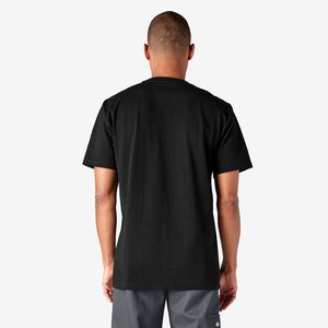 เสื้อยืด<span class=keywords><strong>แขน</strong></span>สั้นผ้าเฮเทอร์รี่หนาน้ำหนักมากสไตล์วินเทจสำหรับผู้ชาย มีกระเป๋าเสื้อ - Product Image 3